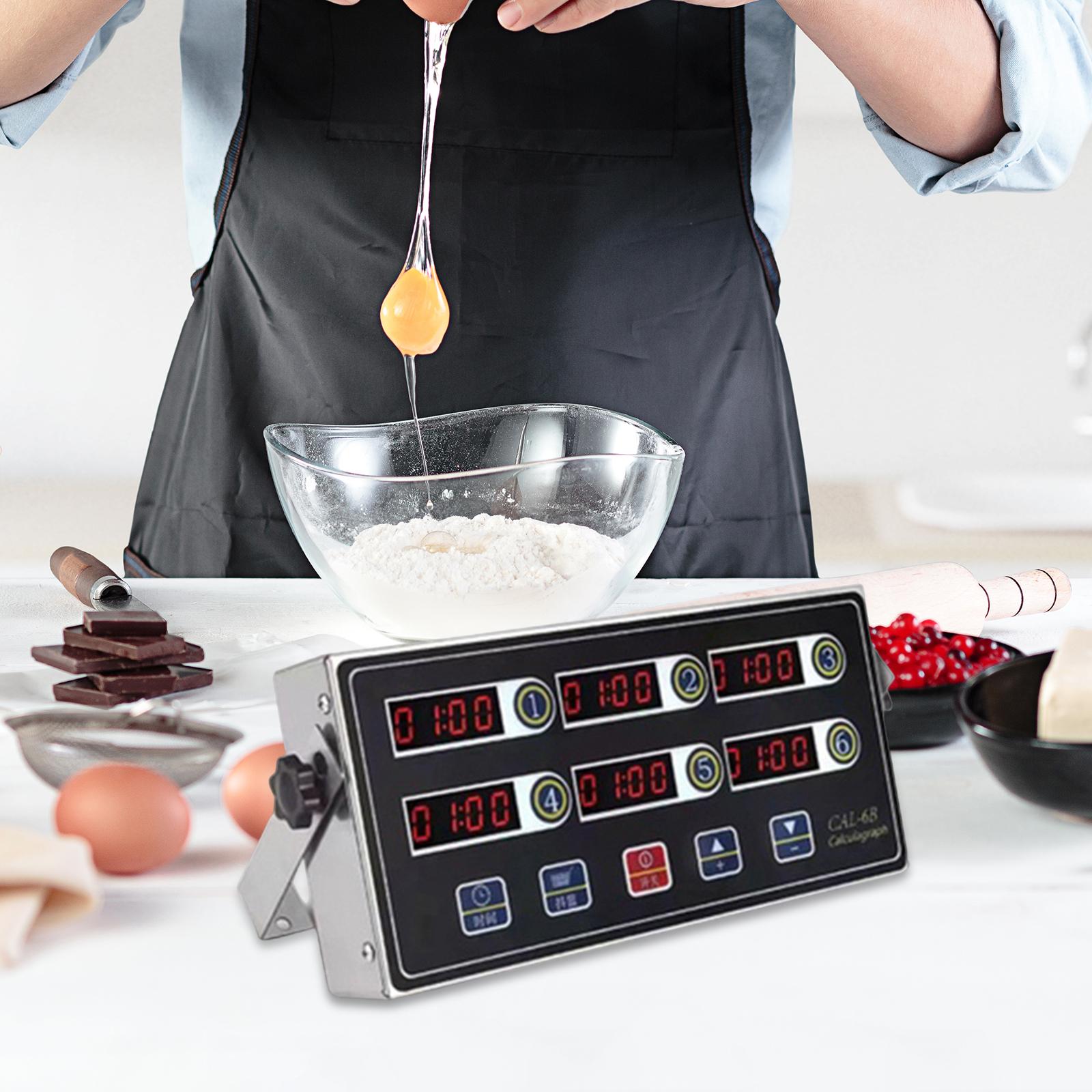 Kitchen Set Bakery - Temporizador de Cocina LED Multicanal, Reloj