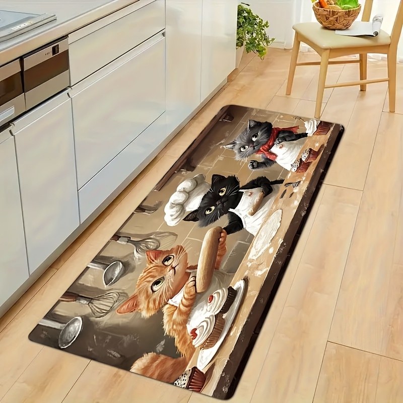 Kitchen Living Baking Mats - Alfombra Larga de Cocina con Diseño