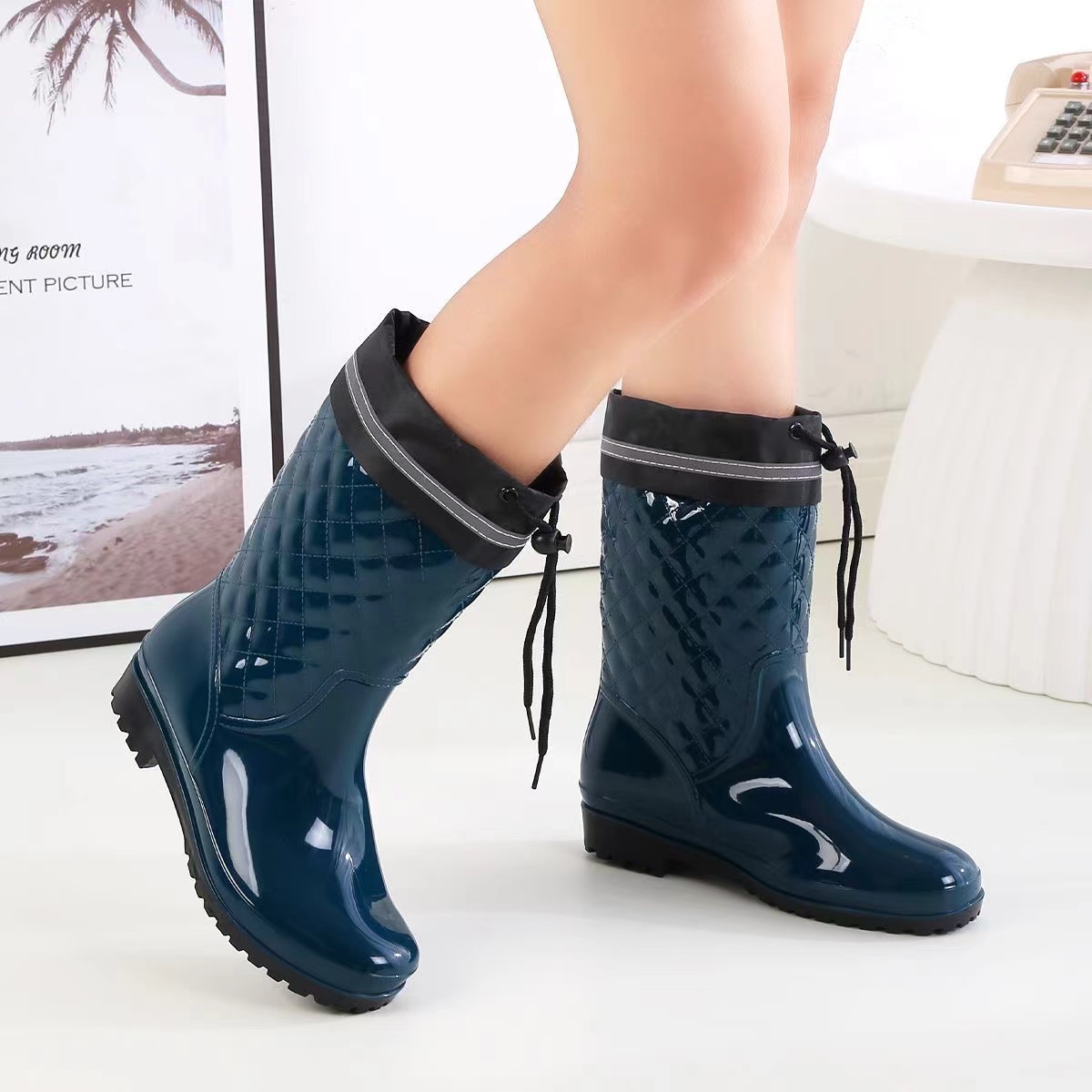 Kitchen Job - Botas de Lluvia para Mujer, Estilo