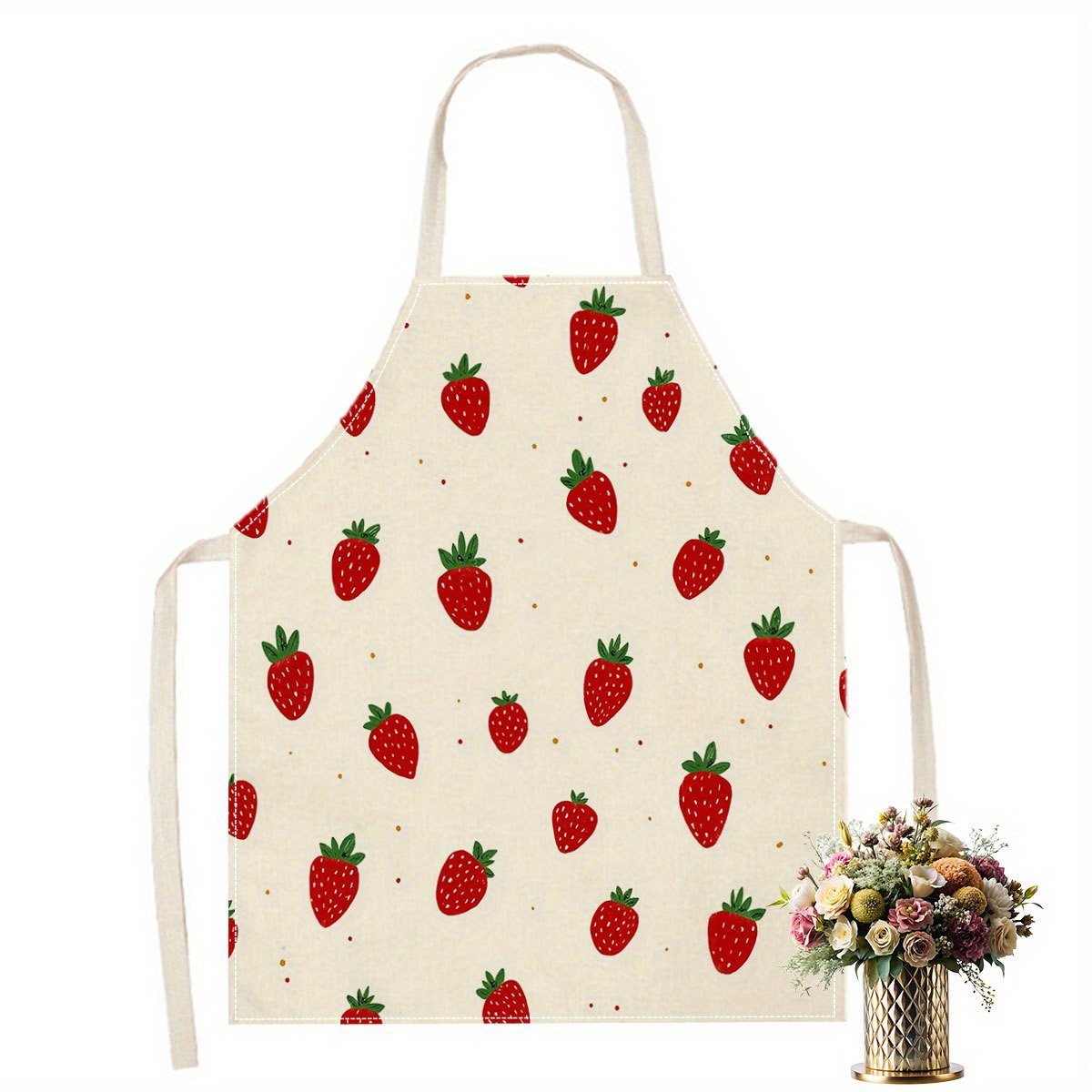 Baking Kitchen Kids - Delantal con diseño de fresa, para