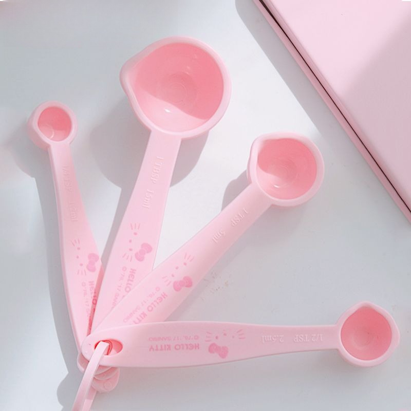 Kitchen Baking Items - Juego de cucharas medidoras con estampado