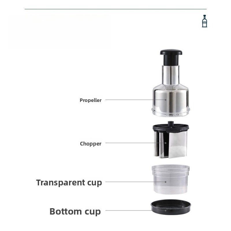 Prensa de Ajo Manual de Acero  - Kitchen Job reseña y precio