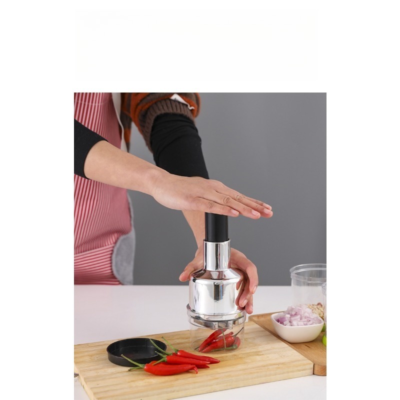 Prensa de Ajo Manual de Acero  - Kitchen Job reseña y precio