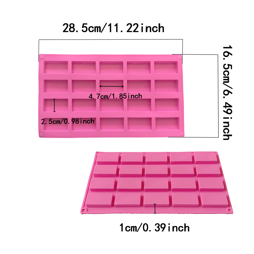 1 molde de silicona rectangula - Kitchen Baking Molds reseña y precio