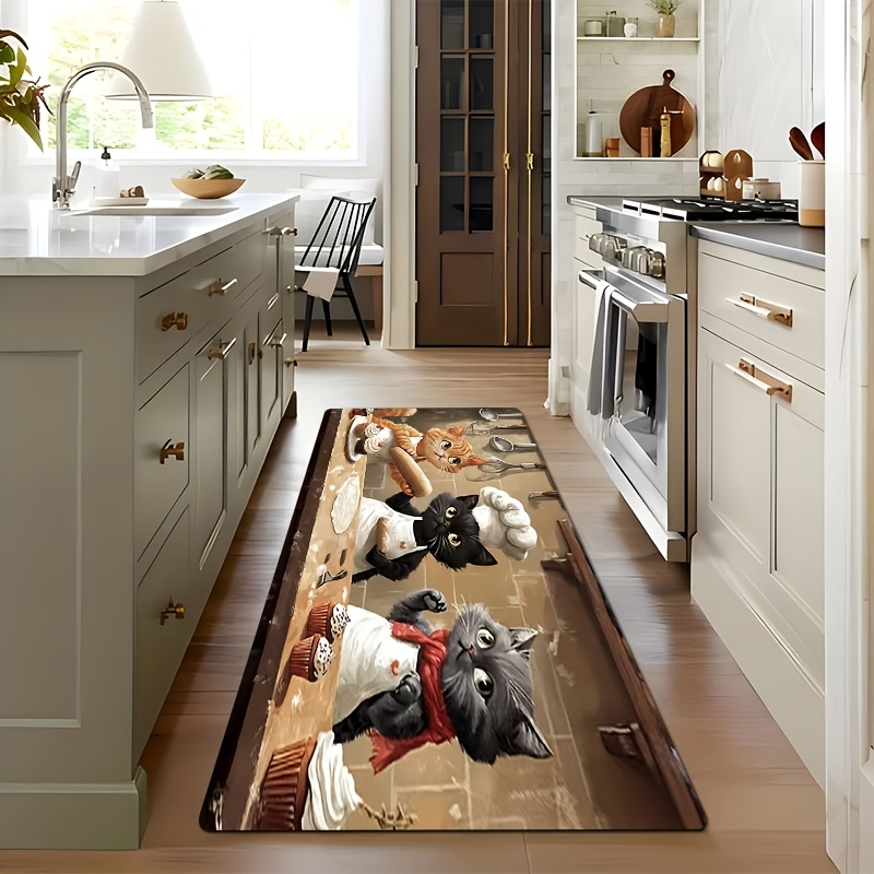 Alfombra Larga de Cocina con D - Kitchen Living Baking Mats reseña y precio