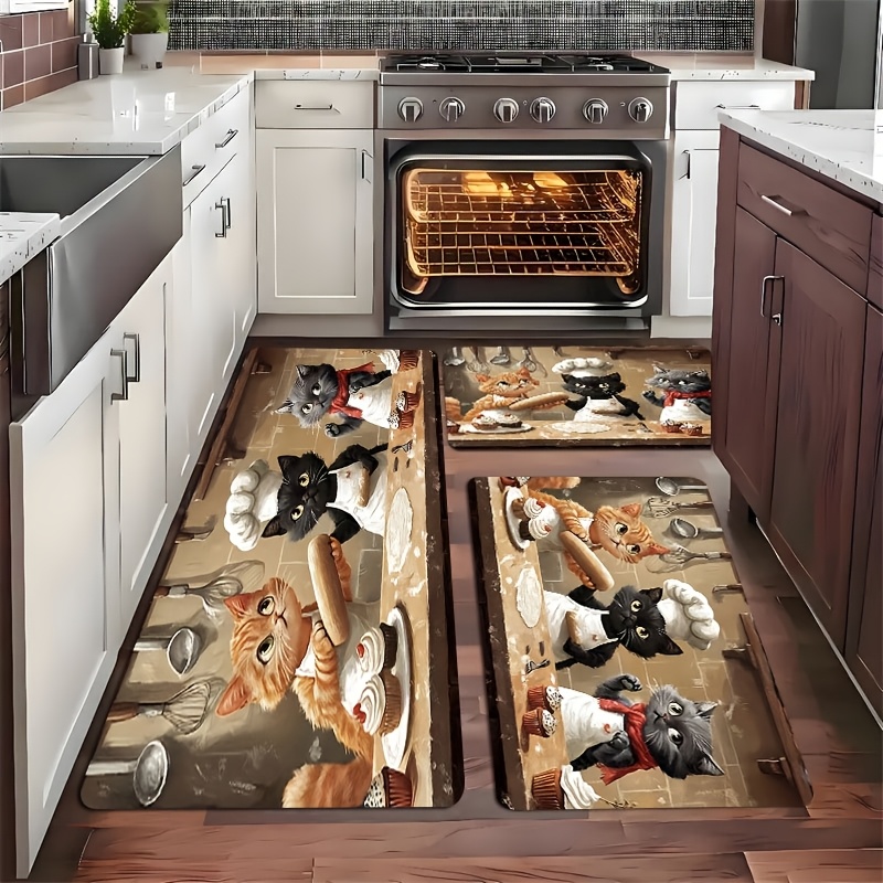Alfombra Larga de Cocina con D - Kitchen Living Baking Mats reseña y precio