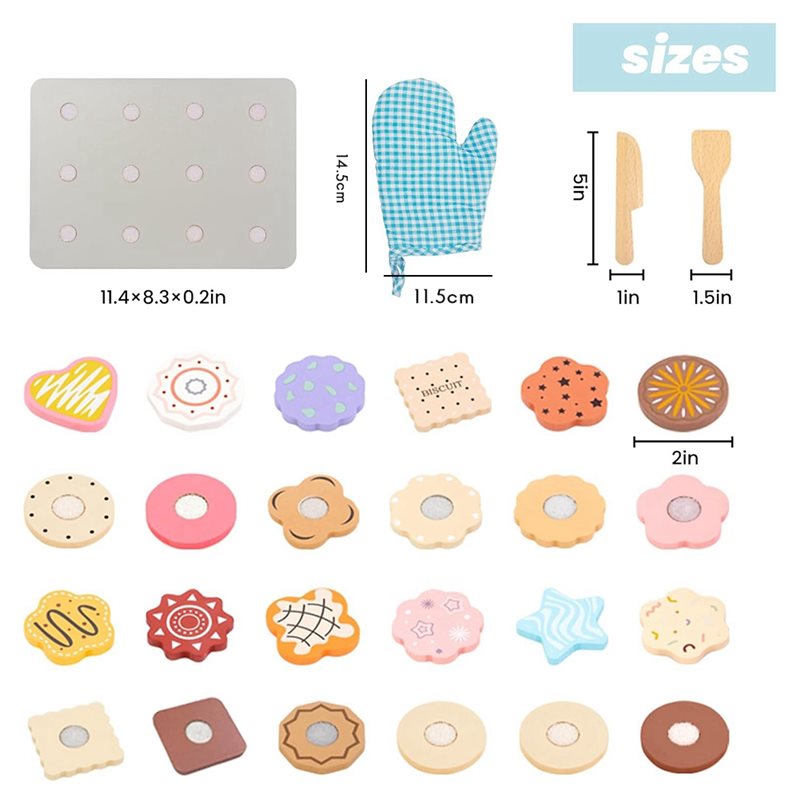 WOWFU-Juego de galletas de mad - Baking Kitchen Kids reseña y precio