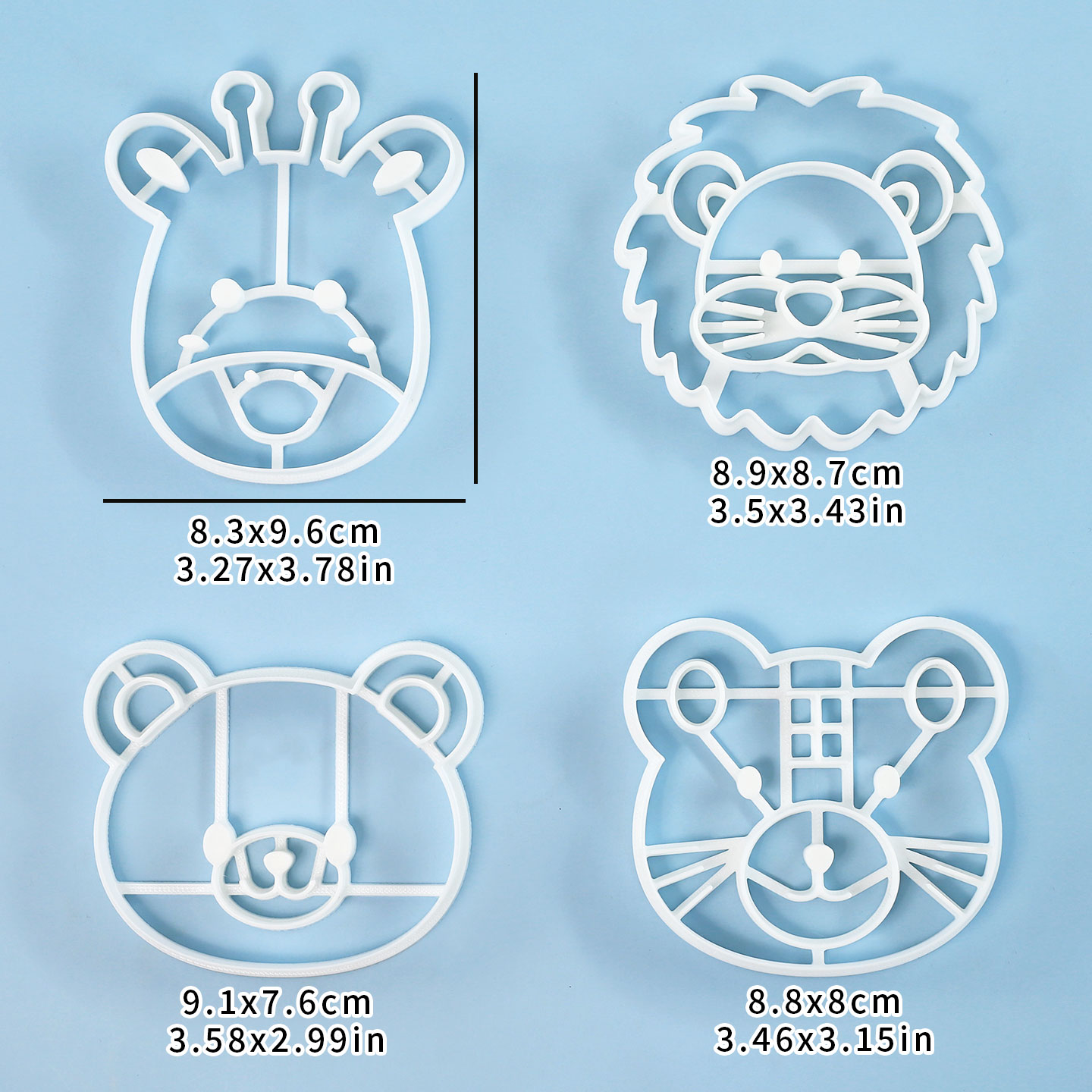 Juego de 4 Cortadores de Galle - Kitchen Baking Items reseña y precio