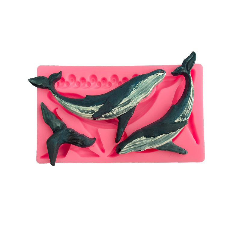 Molde de silicona de ballena D - Kitchen Baking Items reseña y precio