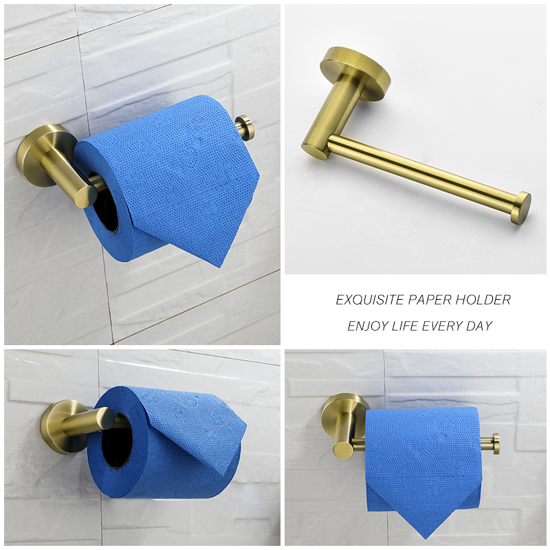 Papel higiénico de oro cepilla - Kitchen Baking Paper Holder reseña y precio